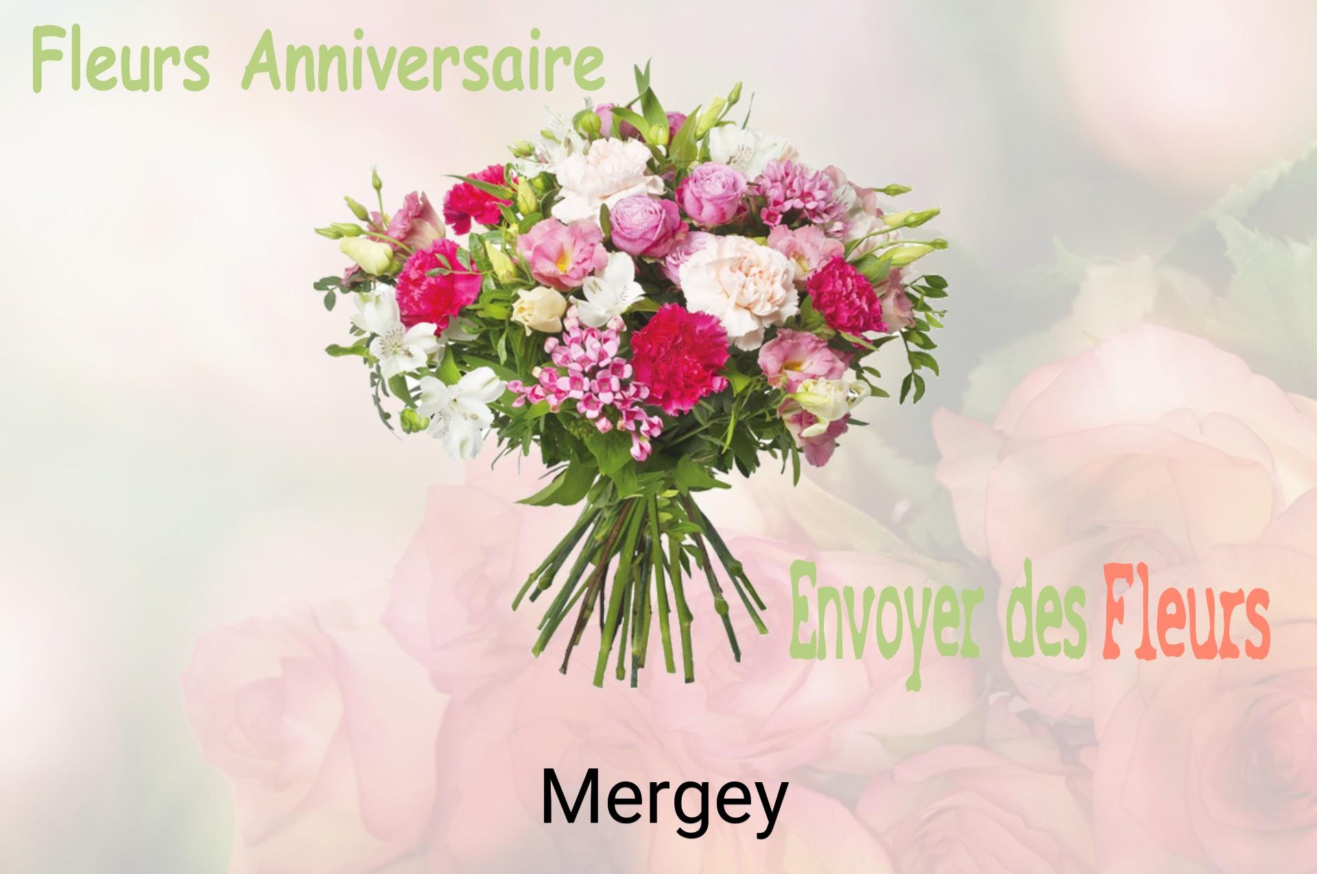 Bouquet de fleurs d’anniversaire livré à Mergey