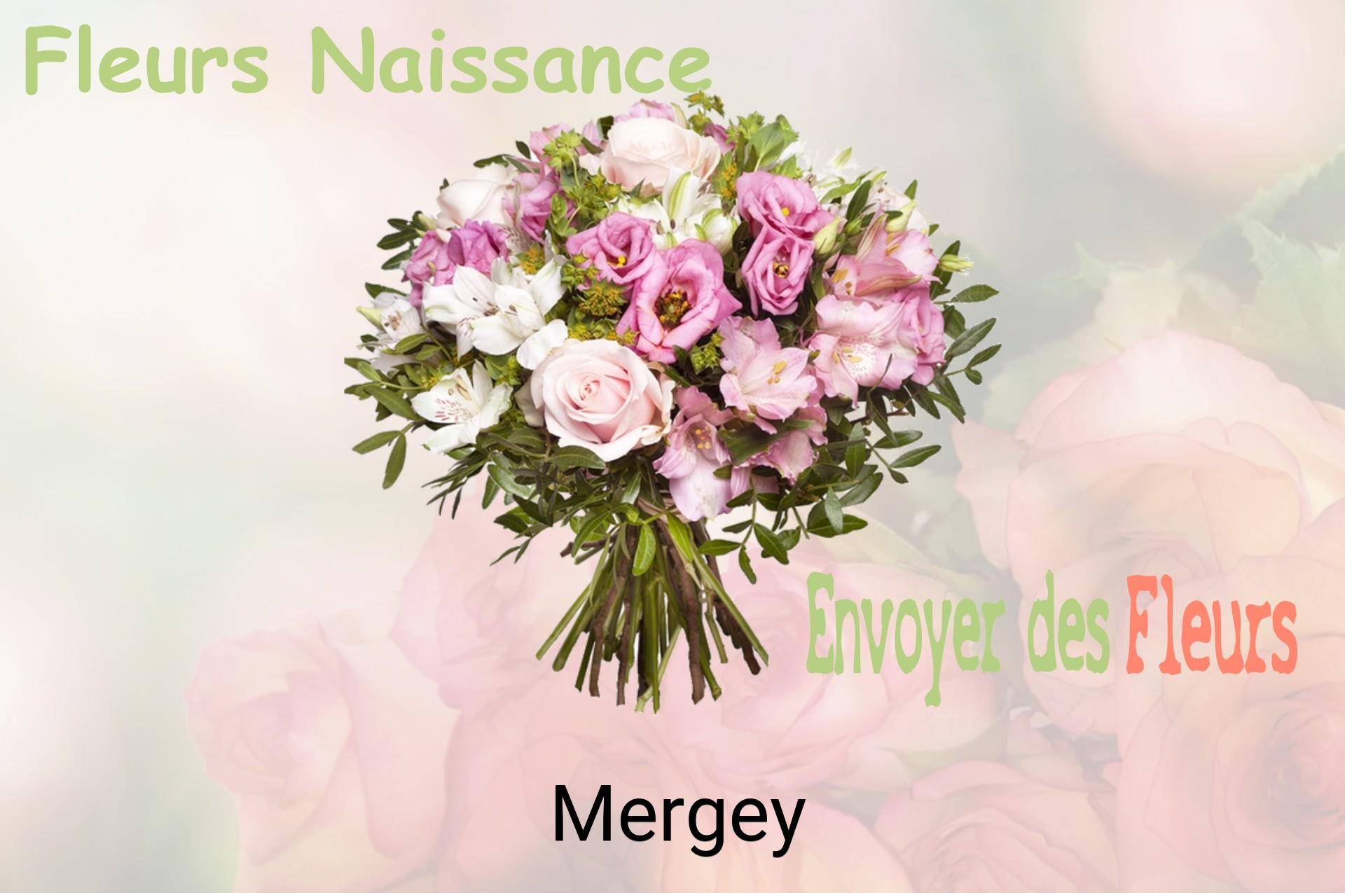 Bouquet de fleurs de naissance livré à Mergey